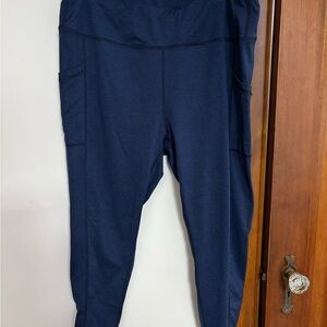 MTA Sport Navy Leggings